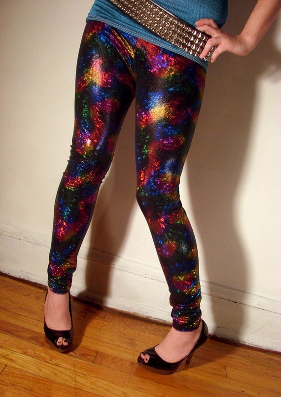 Metallic Rainbow Leggings