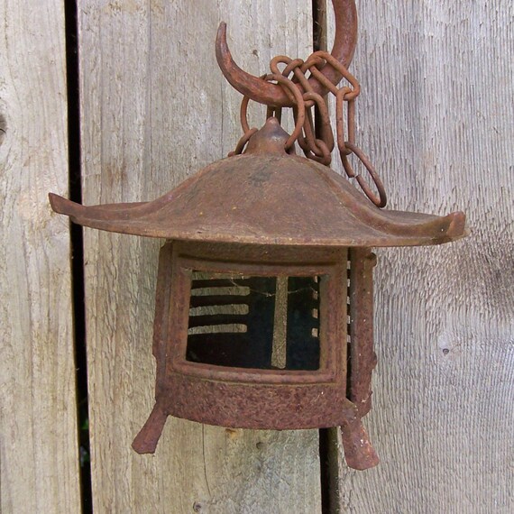 Vintage Cast Iron Lantern