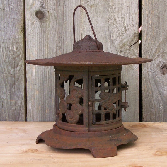 Vintage Cast Iron Lantern