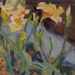My Daylilies painitng by Linda Hunt 6X6