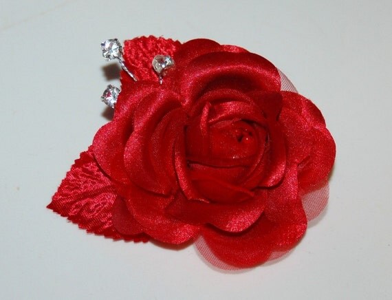 Red Rose Hair Accessories