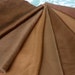 Walnut Dyed Silk Fabric for Art Natural Plant Dyed Golden and Dark Brown