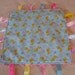 Cute Tweety Bird Baby Girl Sensory Ribbon Tag Lovey