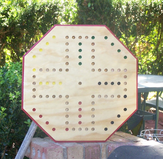 Items similar to Aggravation game board w marbles dice and instructions ...