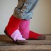 Kids Wool Slippers, Eco Friendly & Handmade, size 11.5, Miss Muffet