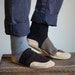 Mens Wool Slippers, Eco Friendly, men size 10, women size 11, wide width, Over Coffee, SALE