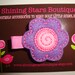 Girls Hair Accessories - Felt Hair Clips - Dark Lavender And Pixie Pink Embroidered Felt Daisy Flower With Swirl Center