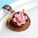 Tea Cup Necklace - Lucite Rose - My Cup of Tea Necklace