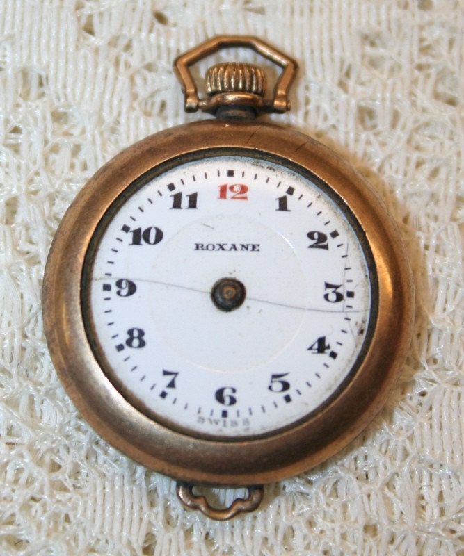 Antique Wadsworth Paskar Swiss Pocket Watch in GF Case