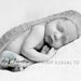 Custom Made Grey Infant ad Baby Wrap with Unique Mohair for Professional Photography Prop