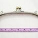 20cm/8inch antique brass purse frame with embossing (antique pattern) and sew holes