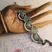 Beachy Beaded Macrame Bracelet in Waves of Turquoise and Navajo White