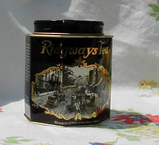 Vintage Ridgways Decorative Tea Tin