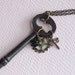 Antique Skeleton Key Necklace - Dragonfly, Gear