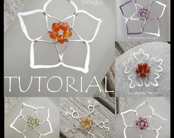 Wire Jewelry Tutorial SPIRAL LOOP FRAMES Earrings