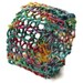 Knit Bracelet Cuff Fun Colorful Yarn Knit Jewelry Cuff - THE BOBBI CUFF