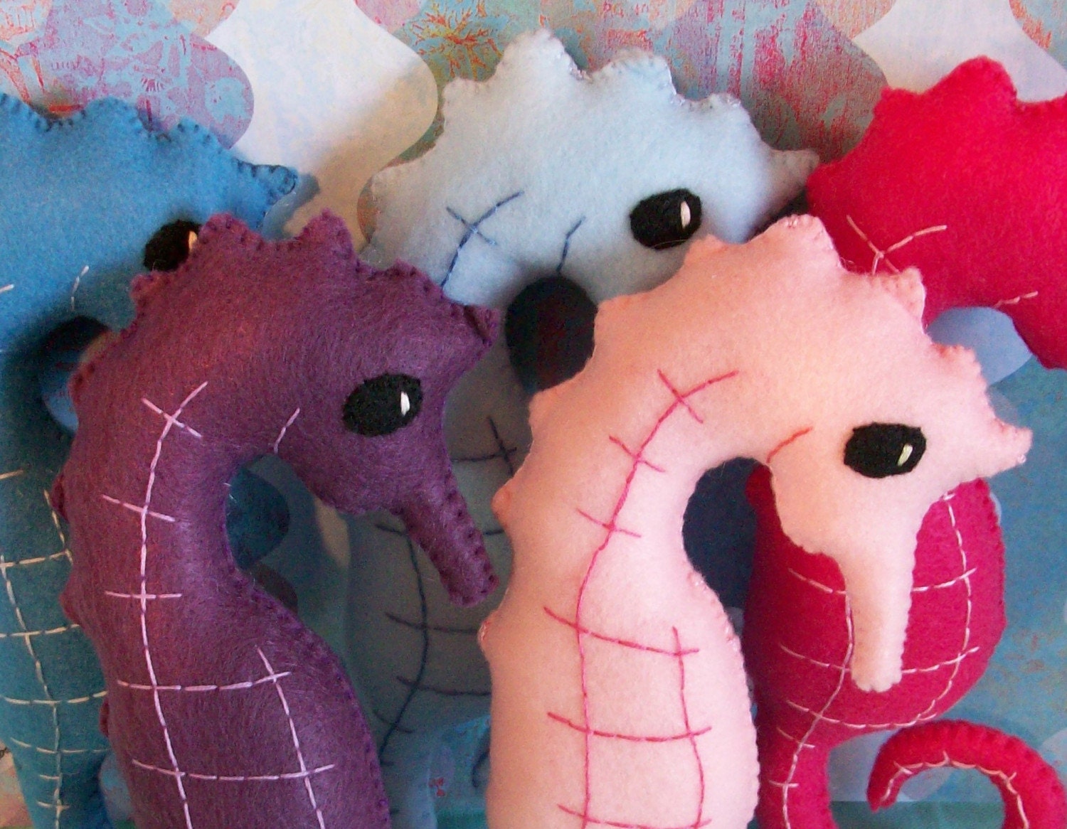 seahorse plush pattern