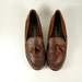 Vintage Cole Haan Kiltie Loafers / Basket Weave Leather / Fashion Designer Shoes 8.5-9