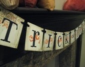 Halloween Decoration TRICK OR TREAT Banner, Garland, Sign Il_170x135
