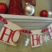 Christmas Decoration HO HO HO Santa Garland Banner