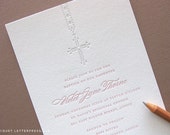 Letterpress Christening Invitations 10