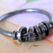 Sisters Ring Sterling Silver. Rustic Oxidized Kinetic Rings Aroluna Handmade Jewelry