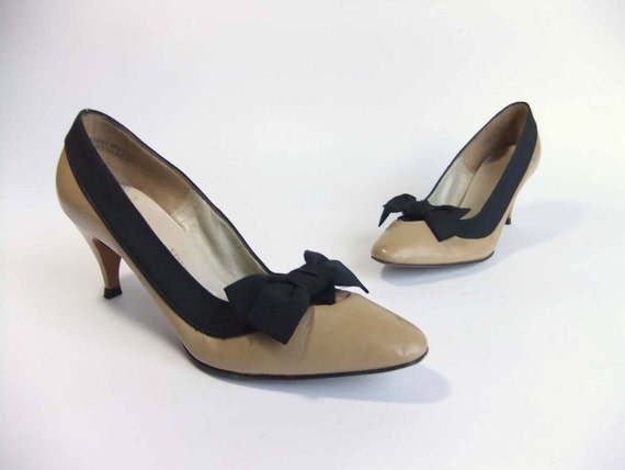 black and tan pumps