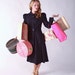 Vintage 1930s Coat // Fantastic Ribbed Chalkstripe Tailored Coat in Navy Blue and White