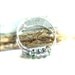 Sahara Green Asian Crystal, Silver Brass - Hoop Earrings - Fall Fashion