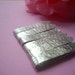 t i e b a r - Custom Text - Clip to keep neckties in place - Sterling Silver