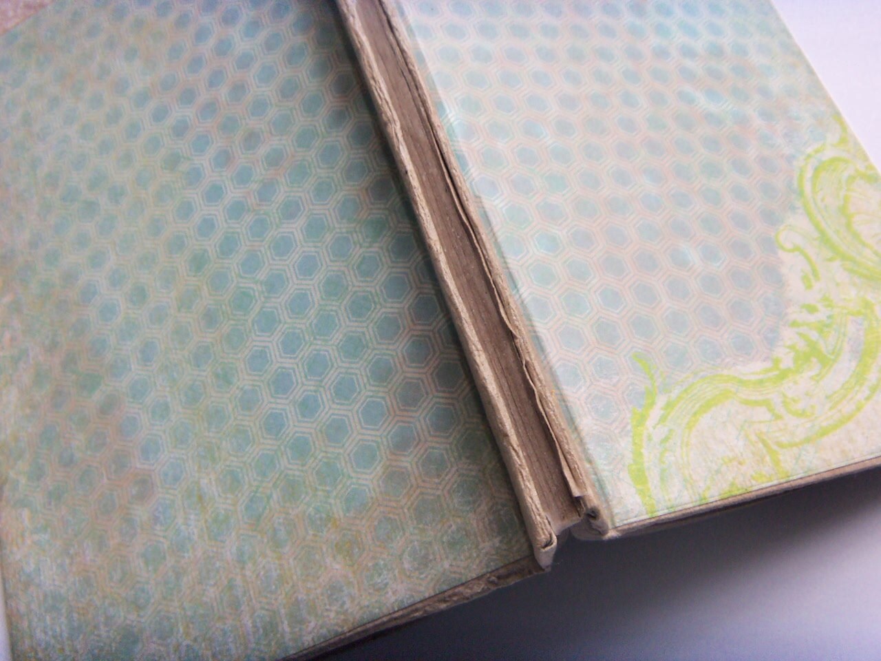 Blank Recycled Scrapbook/Journal with natural paperSky Blue