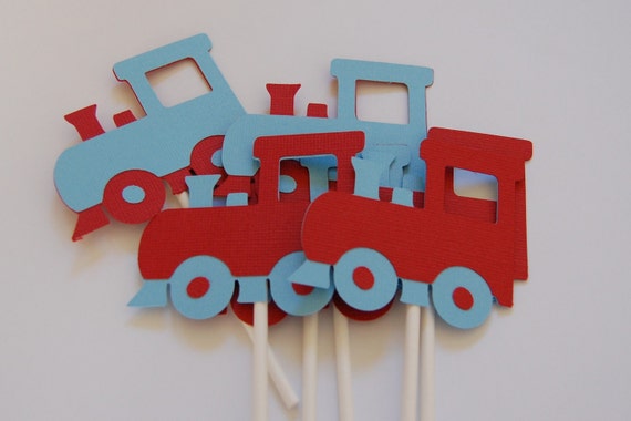 Train Cupcake Toppers