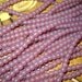 1 strand 4mm lavender glass beads