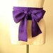 Purple Violet Obi Sash Belt in an Acrylic Vintage Fabric by ccdoodle - made to order - last one