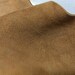 Rich toffee camel color lamb suede leather - a full small hide of 3 plus square feet