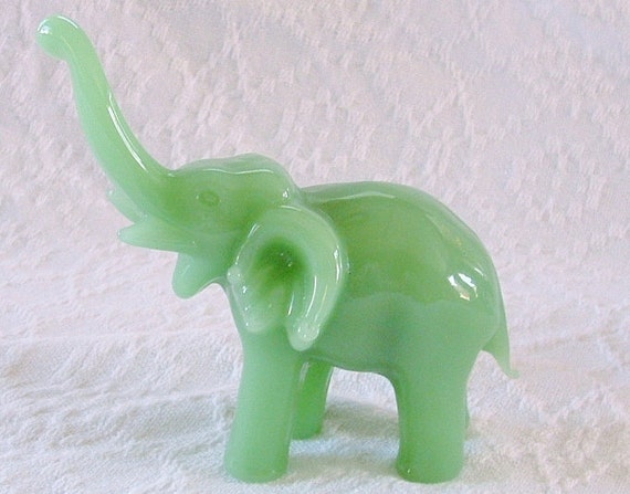 green elephant toy