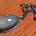 Sterling Silver Avalon Pendant with Rainbow Moonstone