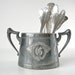 G Monogrammed Silver Sugar Bowl
