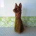 Vintage 1940 Clothing Brush German Shepherd Dog Figural Head