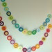 Last One Spring Paint Chip Garland.....Blue-Green-Yellow-Grey-Brown....