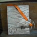 Birch bark covered journal or guest book. Customized with your choice of color ribbon and engraved with your initials.