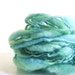 Storybook Fairy Tale Ocean Extreme Thick and Thin Hand Spun Yarn 18 yds