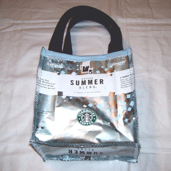 Fun Eco Friendly Purse made with Recycled by GreenDesignsByLisa