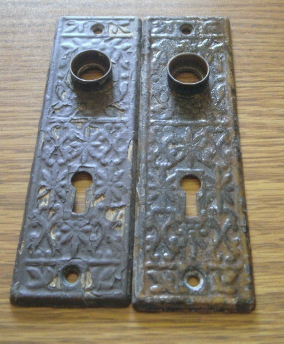 Victorian Door Plates Vintage Decorative Door Lock Face Plates