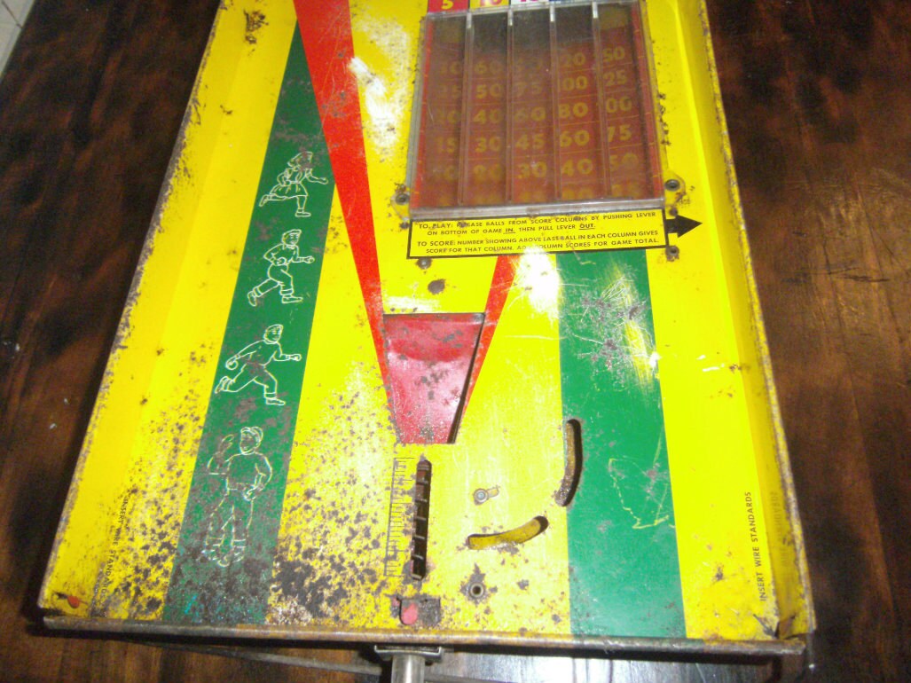 1950s Skee Ball Game Table Top Game Skee Ball by Marx