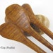 RESERVED Curly Koa Wood Jugendstil Hair Fork Grahtoe Handmade