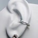 EAR CUFF Sterling Silver EarBand Non-pierced Wrap Round Wire E6SS