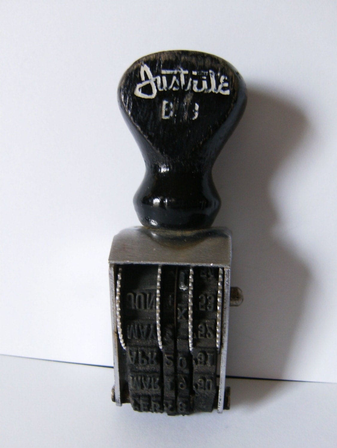 Vintage Justrite Rolling Date Stamp 1950 by 3creativesisters