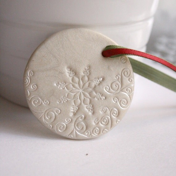items similar to large white snowflakes polymer clay items similar to large white snowflakes polymer clay