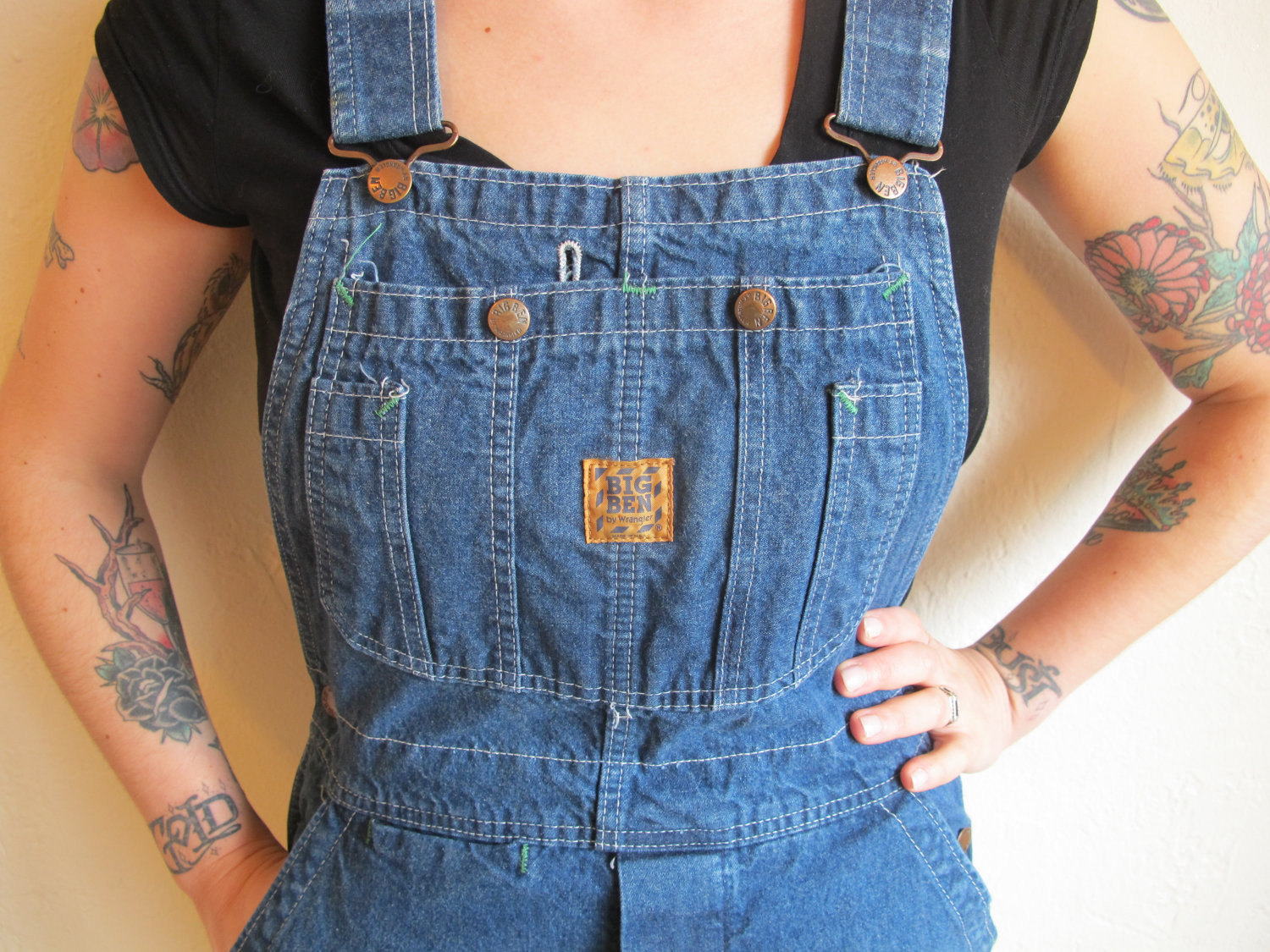 Vintage Wrangler Big Ben Denim Overalls 30 x 34 Unisex